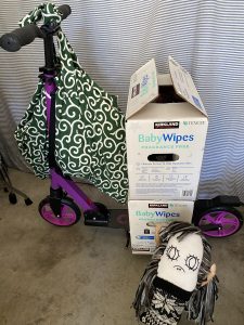 Old scooters can be very useful.