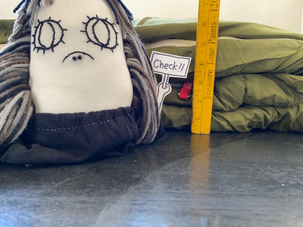 This is my sleeping bag.