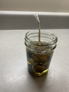 fill up your lamp with fuel (i.e., oil)