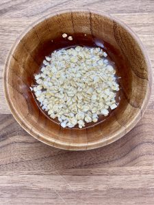 quick oats soaking