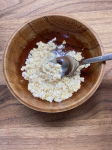 quick oats after soaking 1 hour